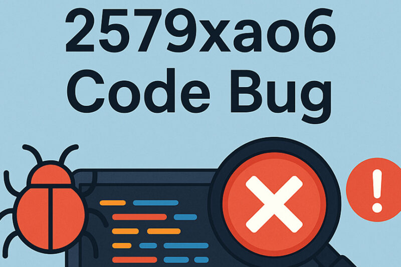2579xao6 Code Bug: Easy Guide to Fix and Prevent It