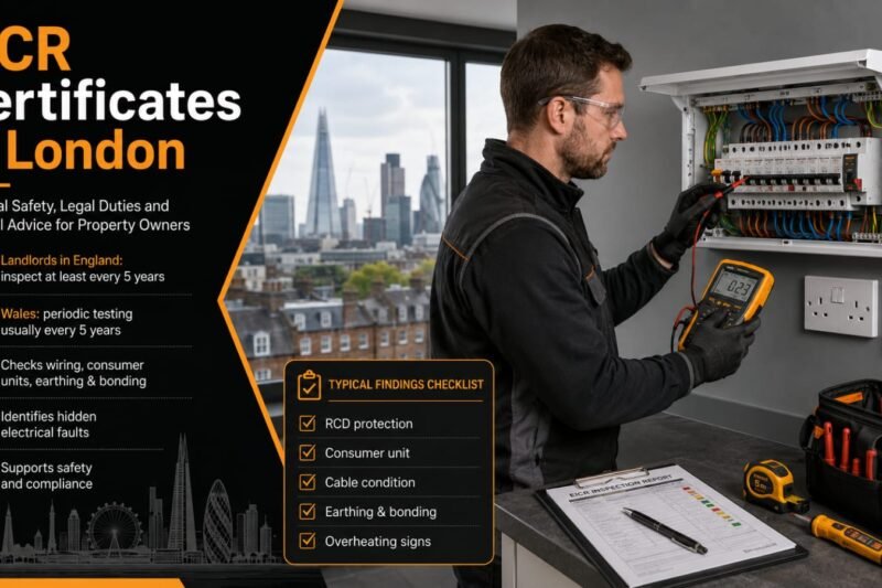 EICR Certificates in London: Electrical Safety, Legal Duties and Practical Advice for Property Owners